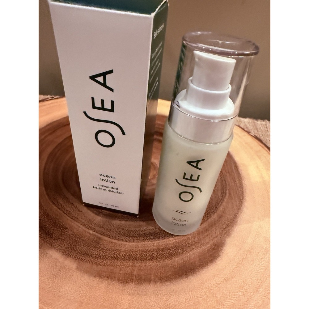 OSEA Ocean Lotion Unscented Body Lotion‎ 1oz Travel Size Glass